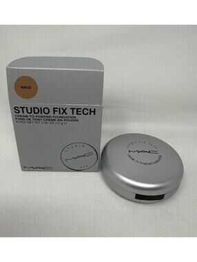 MAC Studio Fix Tech Cream to Powder Foundation Shade NW33 10g NIB  CJ#101